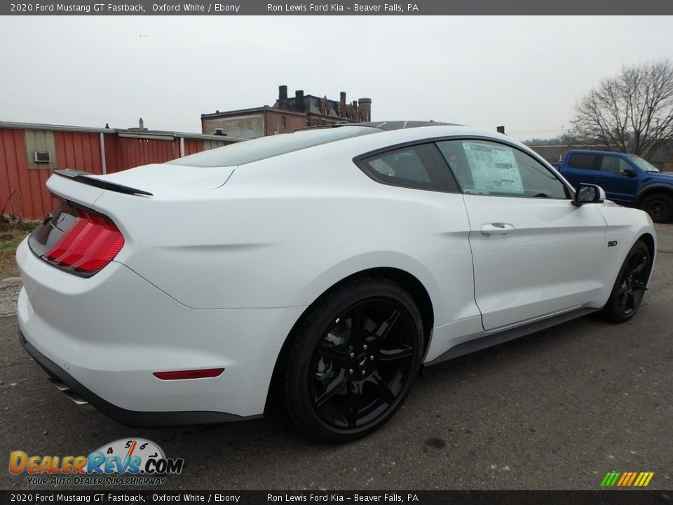 2020 Ford Mustang GT Fastback Oxford White / Ebony Photo #2