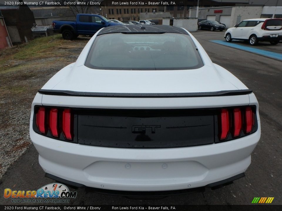 2020 Ford Mustang GT Fastback Oxford White / Ebony Photo #3