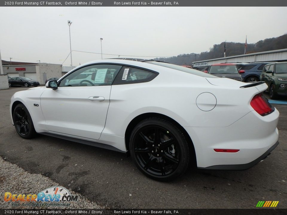 2020 Ford Mustang GT Fastback Oxford White / Ebony Photo #4