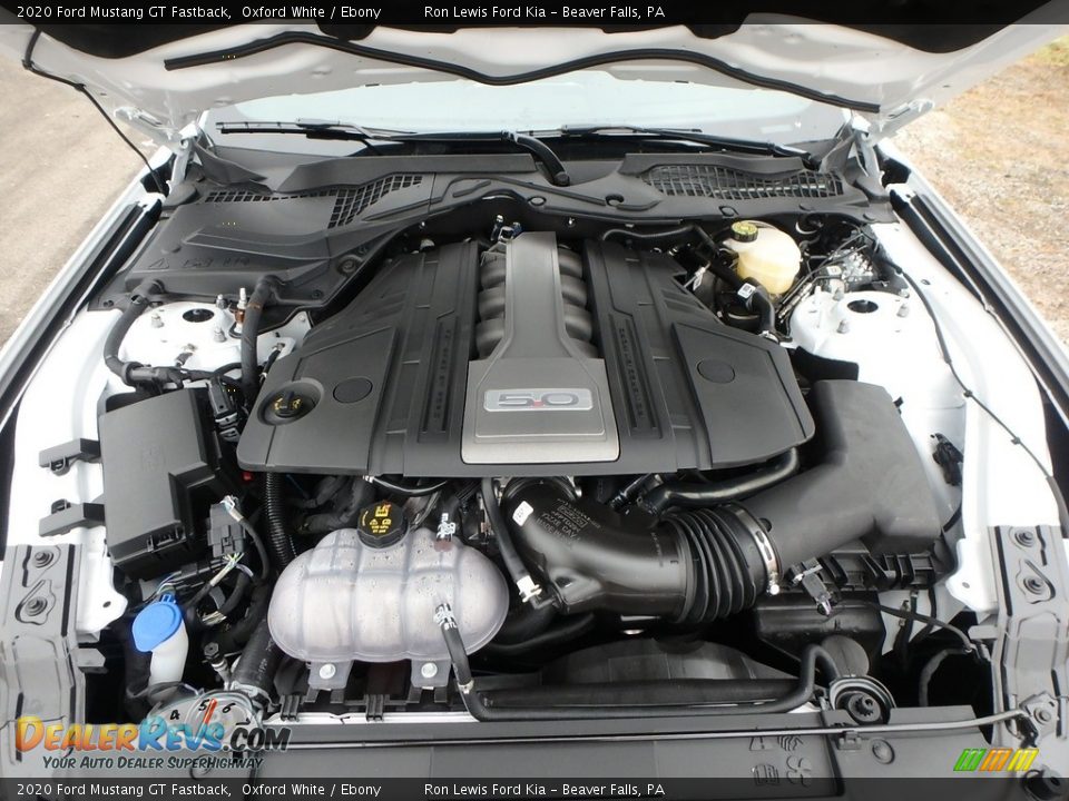2020 Ford Mustang GT Fastback 5.0 Liter DOHC 32-Valve Ti-VCT V8 Engine Photo #7