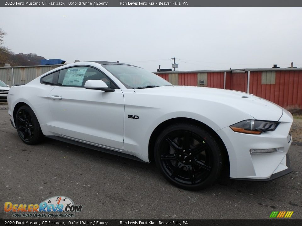 2020 Ford Mustang GT Fastback Oxford White / Ebony Photo #9