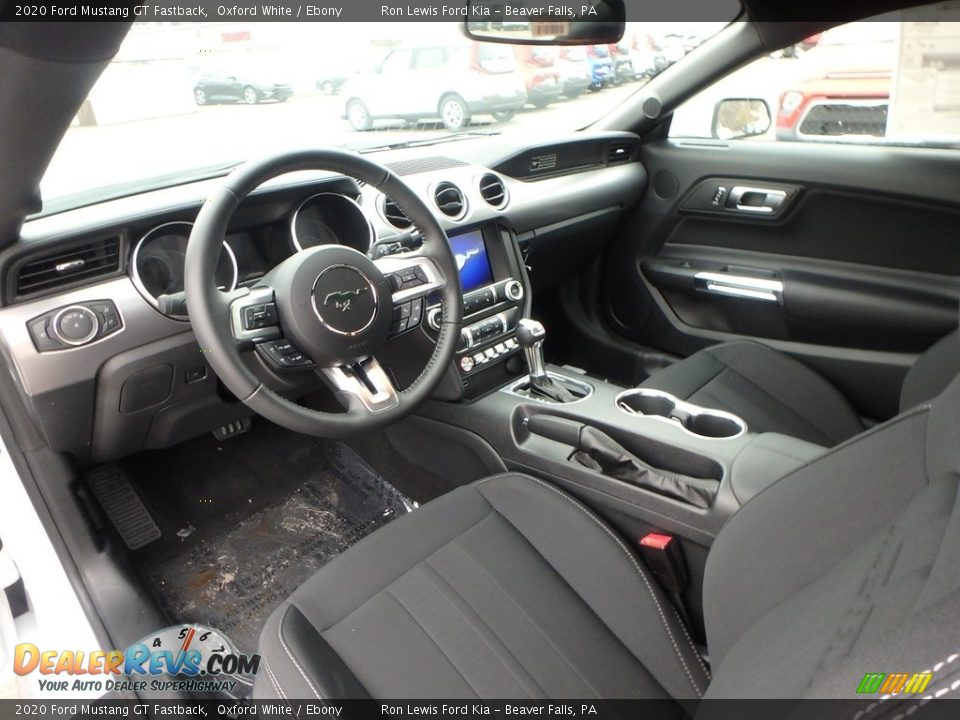 Ebony Interior - 2020 Ford Mustang GT Fastback Photo #14