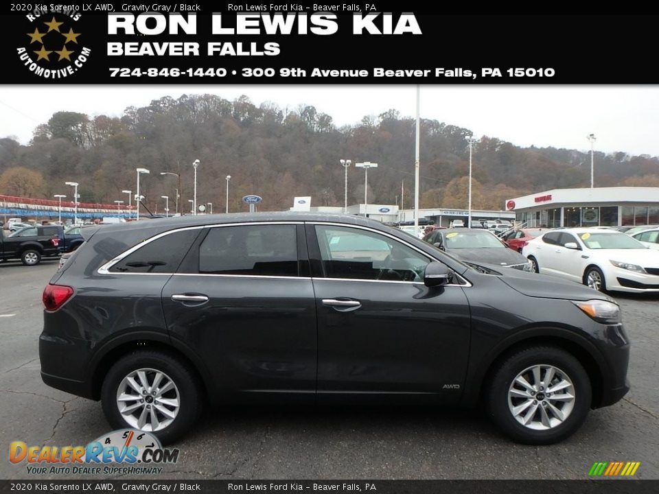 2020 Kia Sorento LX AWD Gravity Gray / Black Photo #1
