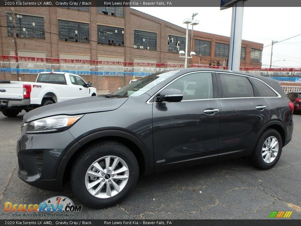 2020 Kia Sorento LX AWD Gravity Gray / Black Photo #7