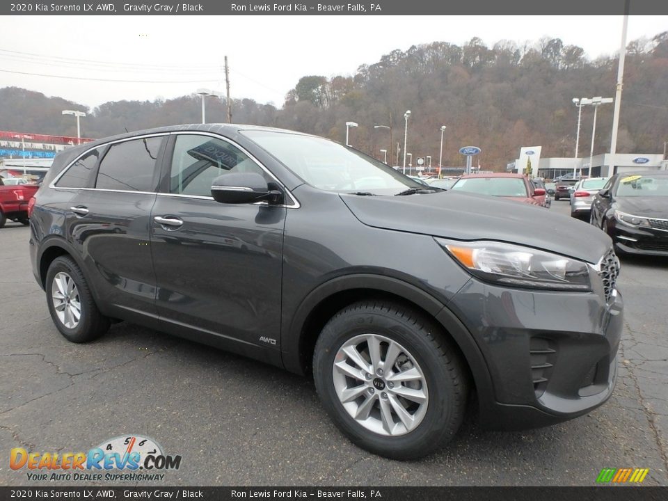 Front 3/4 View of 2020 Kia Sorento LX AWD Photo #9
