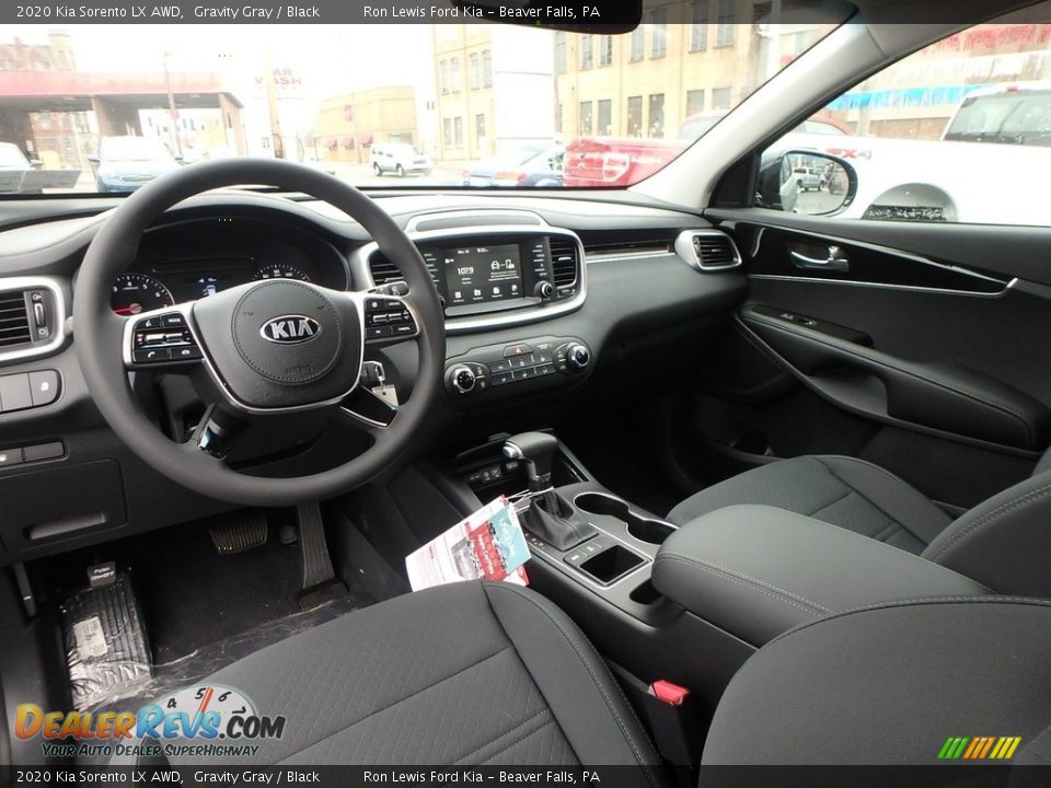 Black Interior - 2020 Kia Sorento LX AWD Photo #16