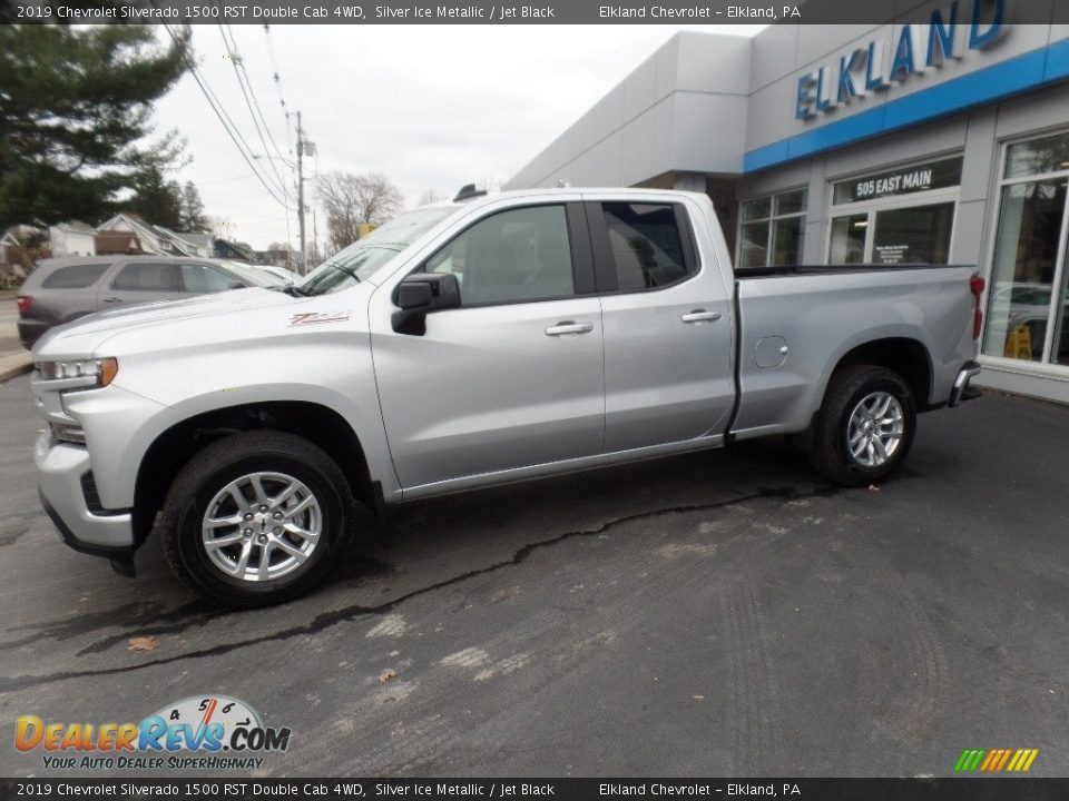 2019 Chevrolet Silverado 1500 RST Double Cab 4WD Silver Ice Metallic / Jet Black Photo #4