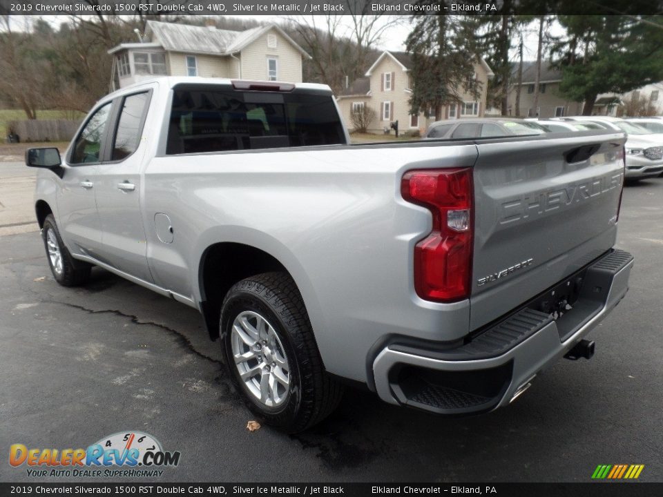 2019 Chevrolet Silverado 1500 RST Double Cab 4WD Silver Ice Metallic / Jet Black Photo #6