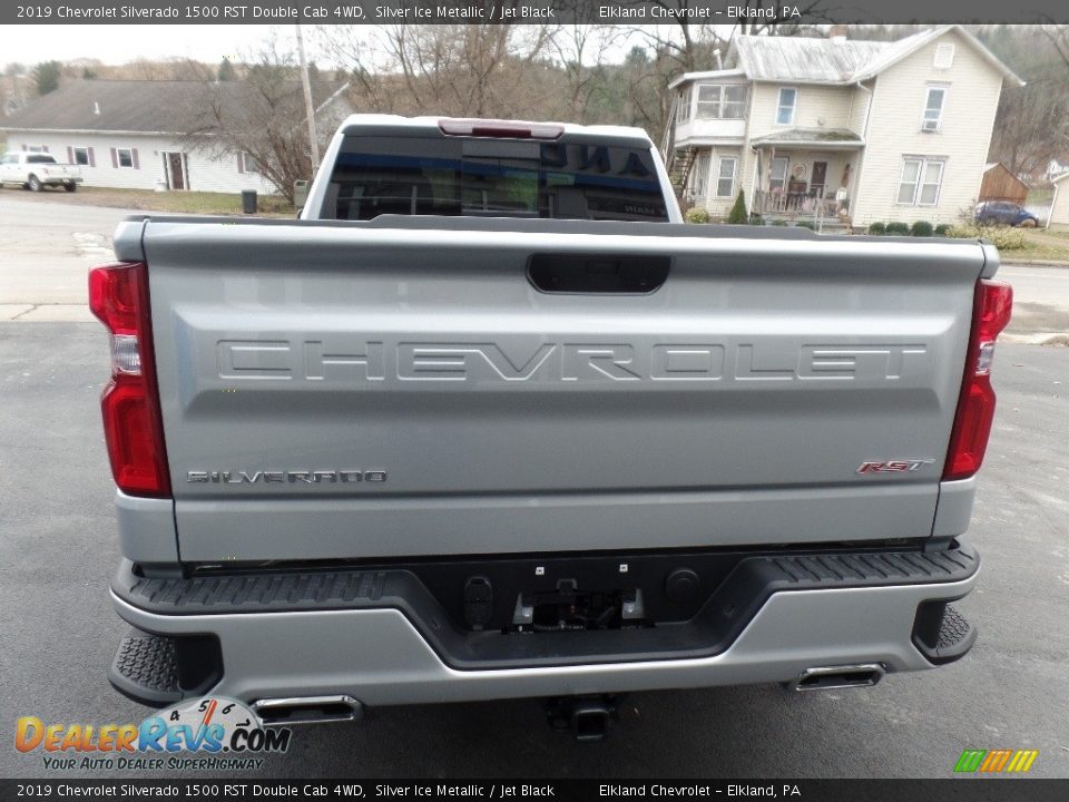 2019 Chevrolet Silverado 1500 RST Double Cab 4WD Silver Ice Metallic / Jet Black Photo #7