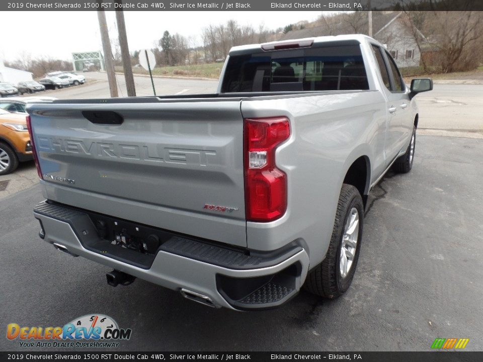 2019 Chevrolet Silverado 1500 RST Double Cab 4WD Silver Ice Metallic / Jet Black Photo #8