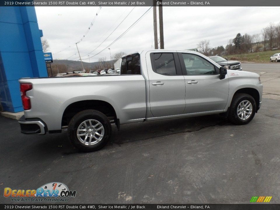 2019 Chevrolet Silverado 1500 RST Double Cab 4WD Silver Ice Metallic / Jet Black Photo #9