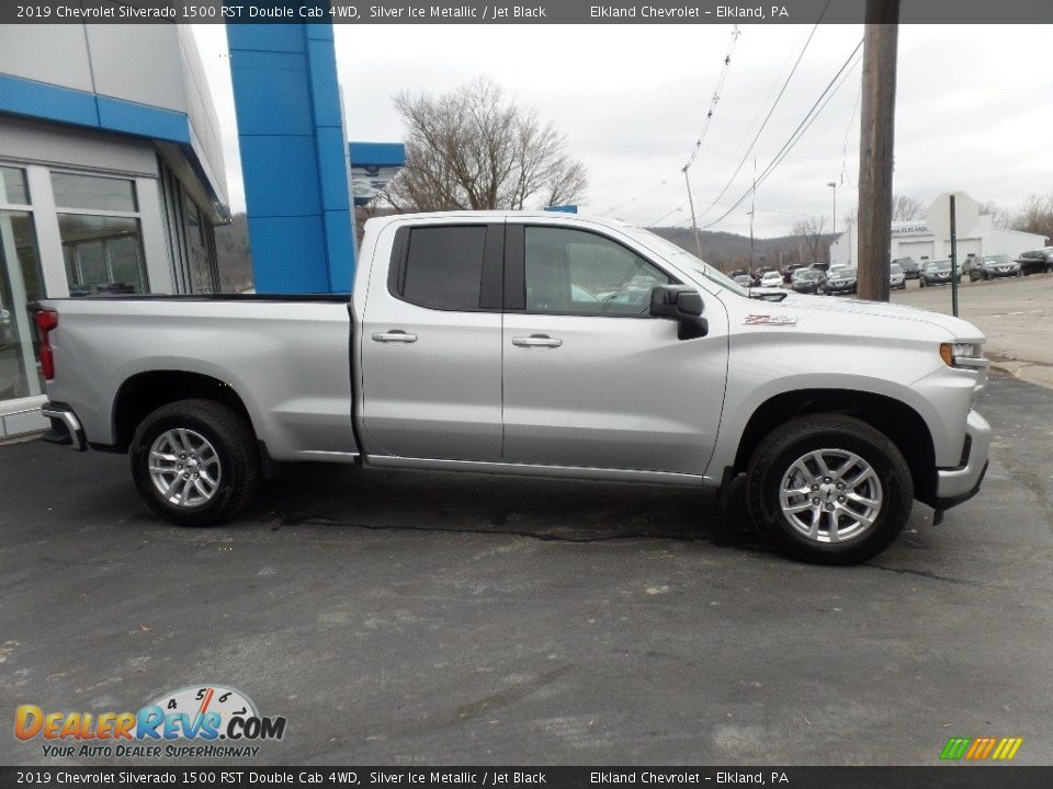 Silver Ice Metallic 2019 Chevrolet Silverado 1500 RST Double Cab 4WD Photo #10