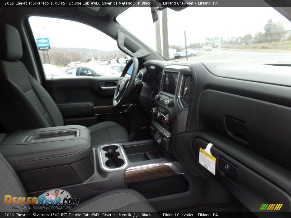 2019 Chevrolet Silverado 1500 RST Double Cab 4WD Silver Ice Metallic / Jet Black Photo #17