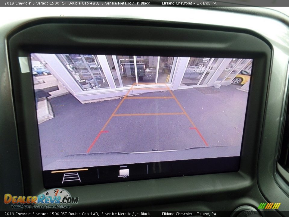2019 Chevrolet Silverado 1500 RST Double Cab 4WD Silver Ice Metallic / Jet Black Photo #35
