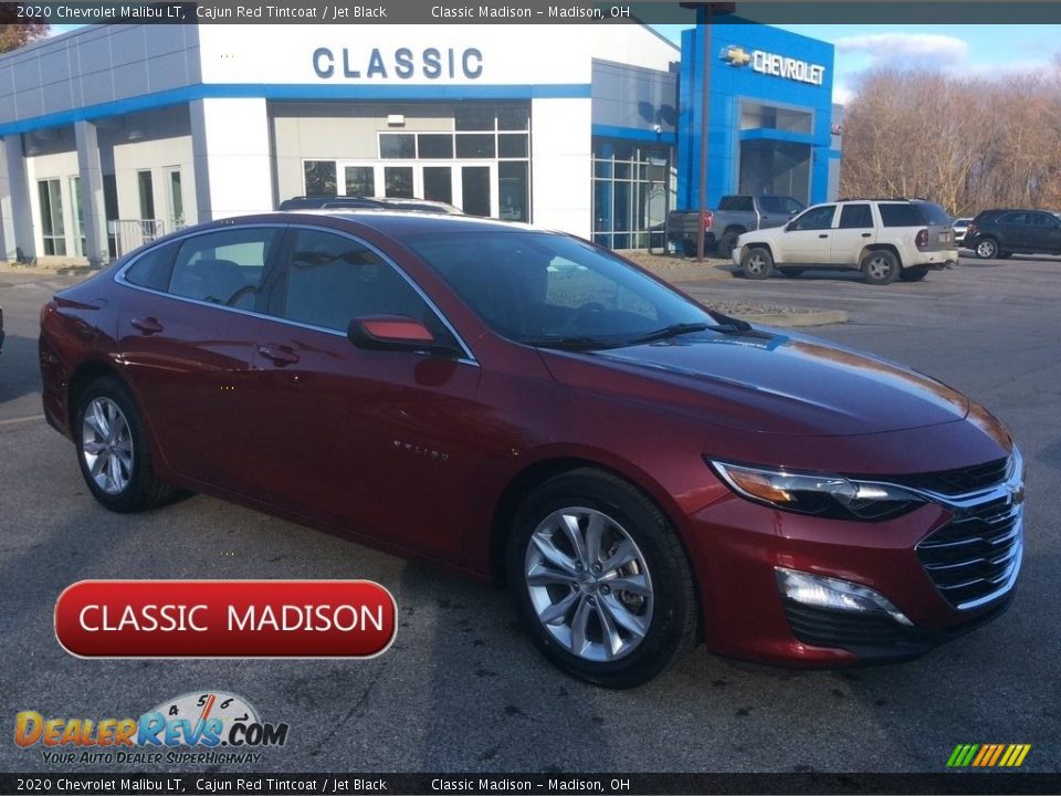 2020 Chevrolet Malibu LT Cajun Red Tintcoat / Jet Black Photo #1