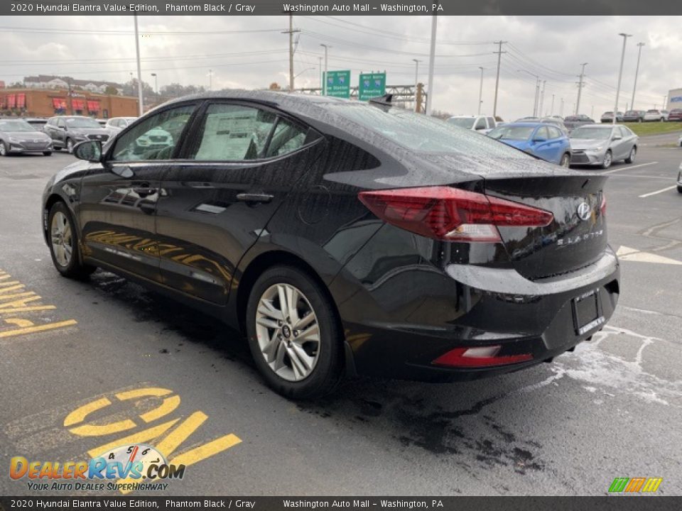 2020 Hyundai Elantra Value Edition Phantom Black / Gray Photo #6