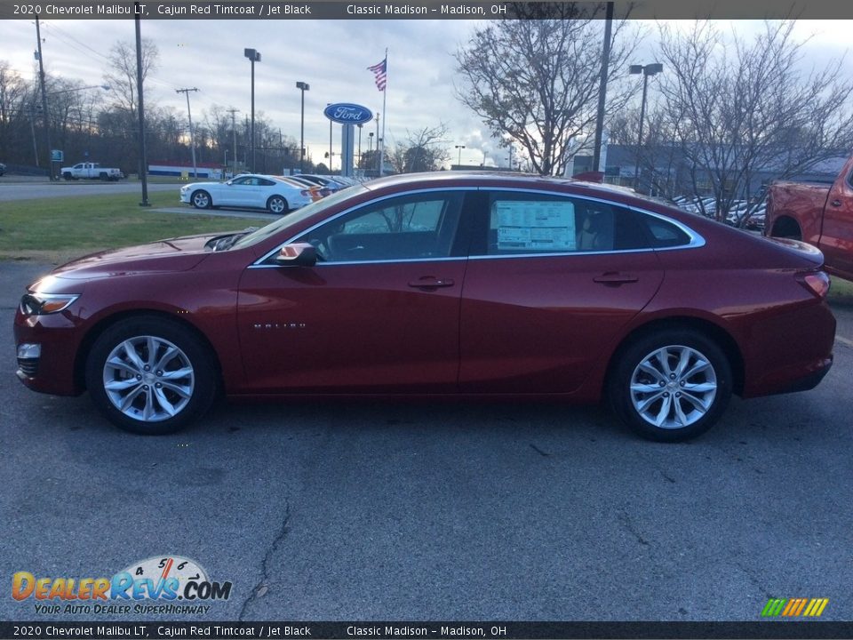 2020 Chevrolet Malibu LT Cajun Red Tintcoat / Jet Black Photo #6