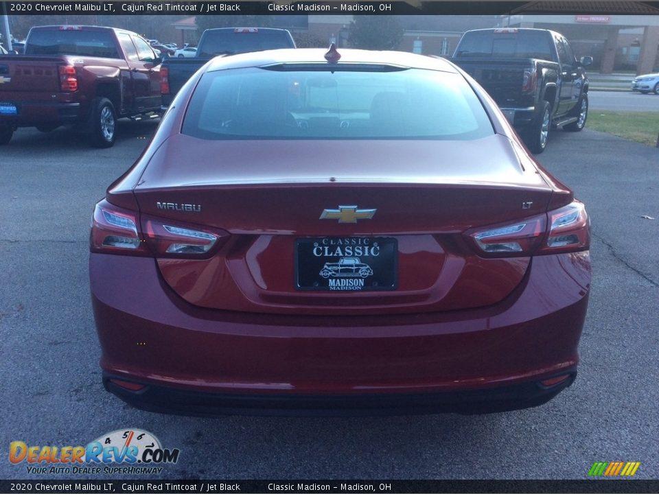 2020 Chevrolet Malibu LT Cajun Red Tintcoat / Jet Black Photo #8