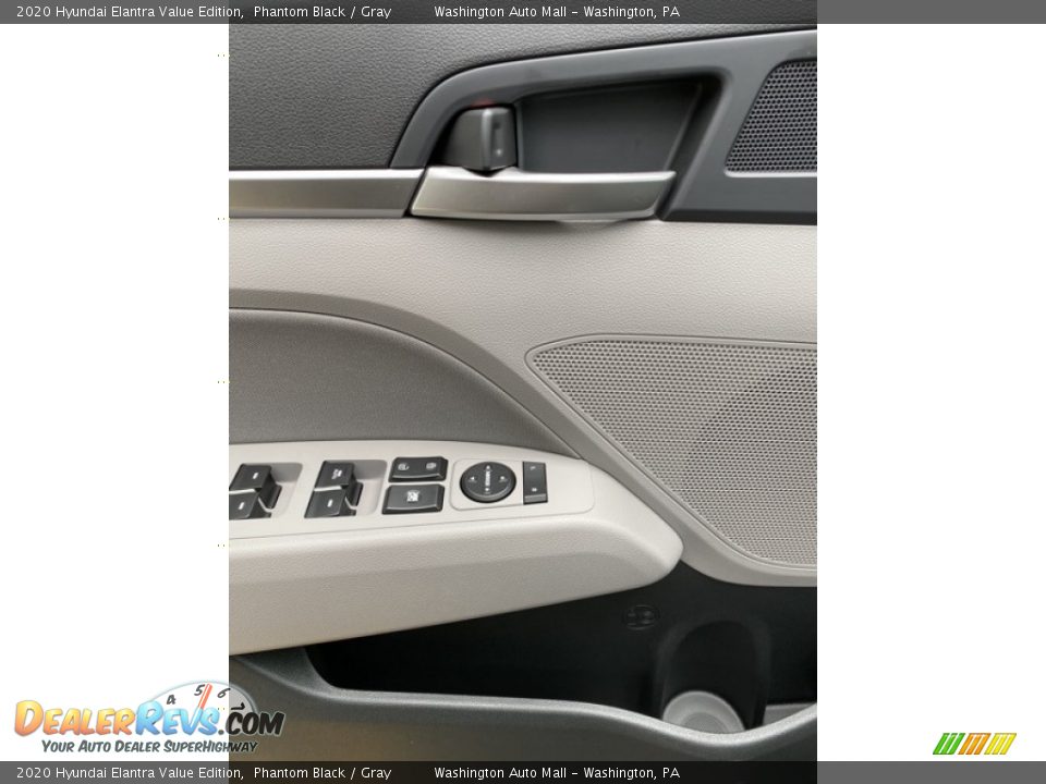 2020 Hyundai Elantra Value Edition Phantom Black / Gray Photo #12