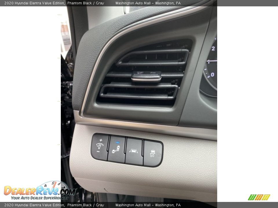 2020 Hyundai Elantra Value Edition Phantom Black / Gray Photo #13