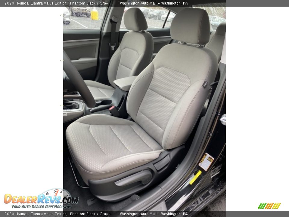2020 Hyundai Elantra Value Edition Phantom Black / Gray Photo #15