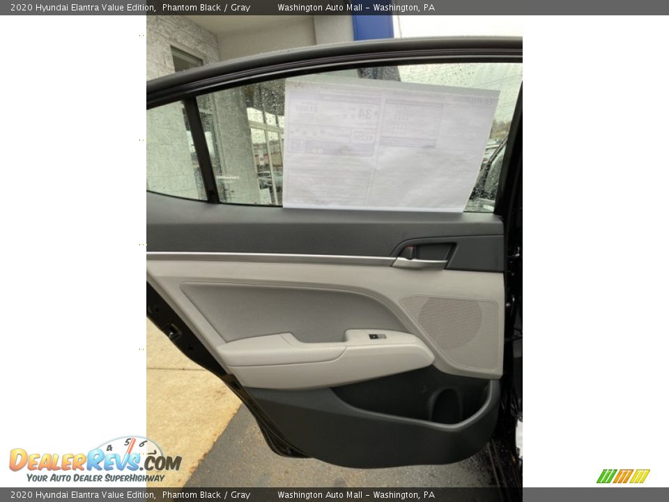 2020 Hyundai Elantra Value Edition Phantom Black / Gray Photo #17
