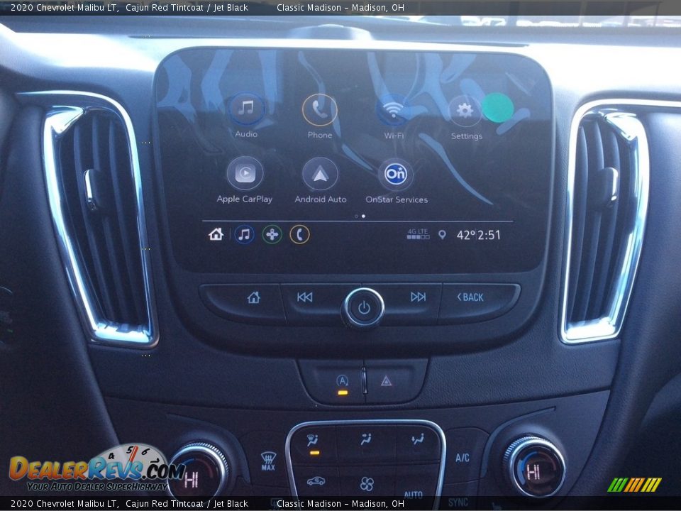 2020 Chevrolet Malibu LT Cajun Red Tintcoat / Jet Black Photo #14