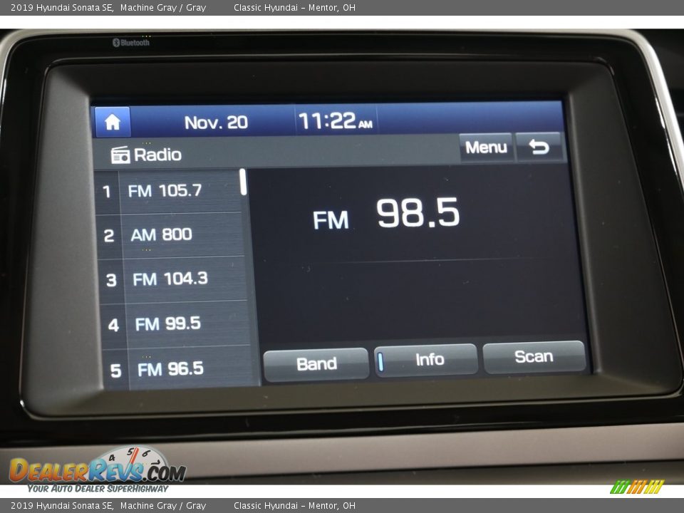 2019 Hyundai Sonata SE Machine Gray / Gray Photo #10