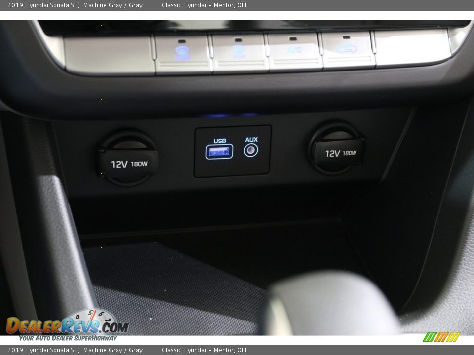 2019 Hyundai Sonata SE Machine Gray / Gray Photo #14