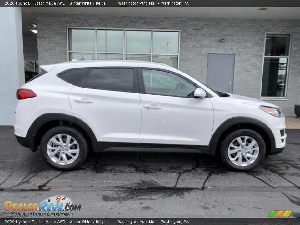 2020 Hyundai Tucson Value AWD Winter White / Beige Photo #3