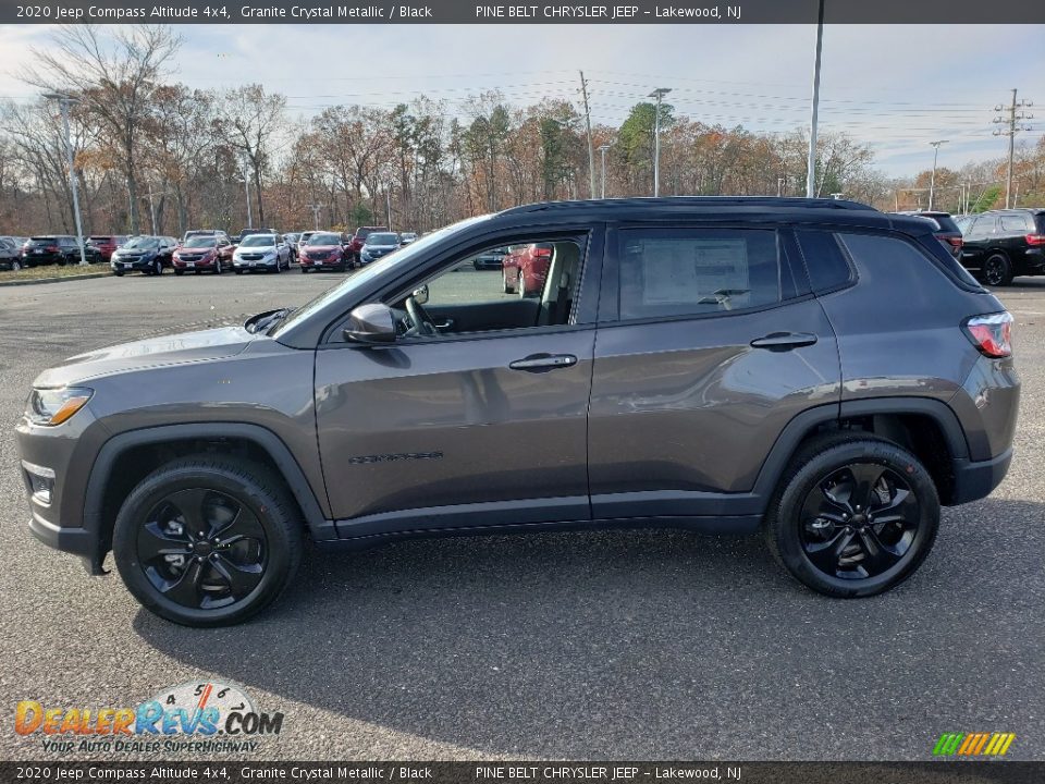 2020 Jeep Compass Altitude 4x4 Granite Crystal Metallic / Black Photo #3