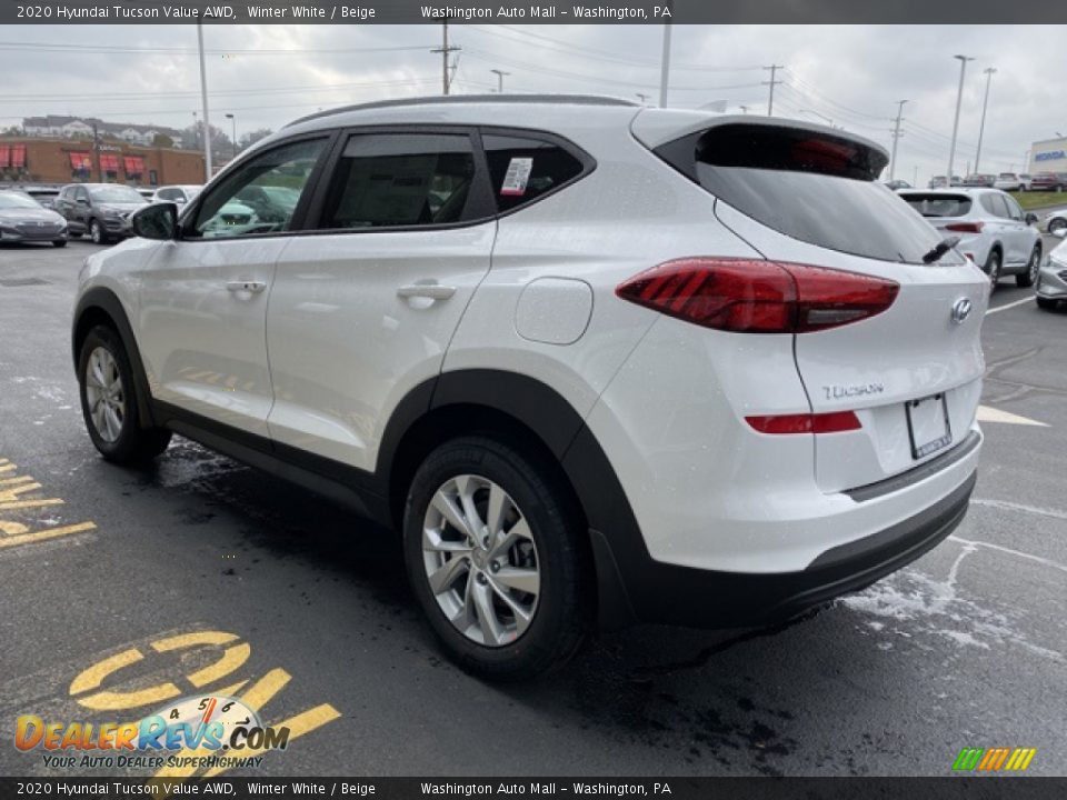 2020 Hyundai Tucson Value AWD Winter White / Beige Photo #6