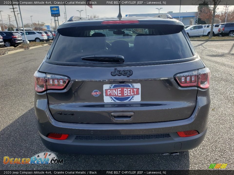 2020 Jeep Compass Altitude 4x4 Granite Crystal Metallic / Black Photo #5