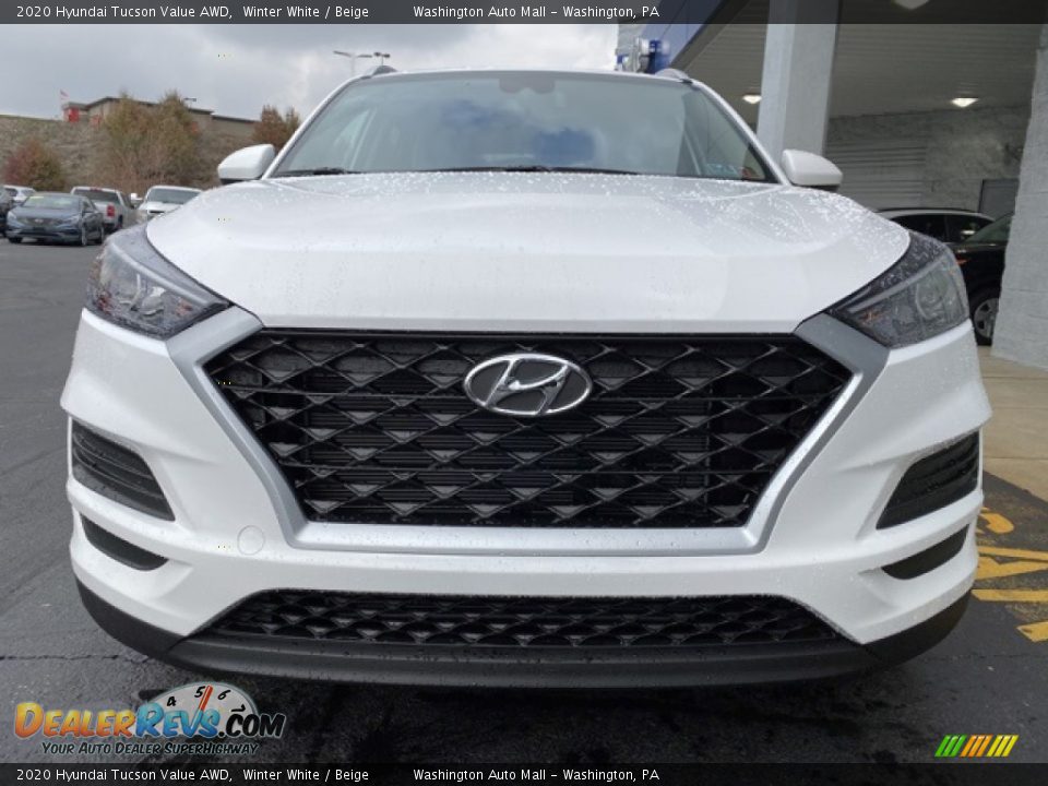 2020 Hyundai Tucson Value AWD Winter White / Beige Photo #8