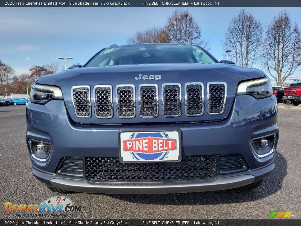 2020 Jeep Cherokee Limited 4x4 Blue Shade Pearl / Ski Gray/Black Photo #2