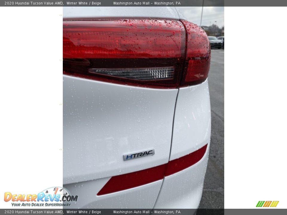 2020 Hyundai Tucson Value AWD Winter White / Beige Photo #23