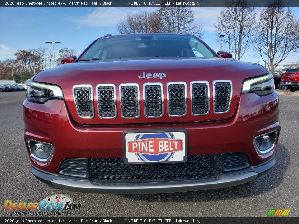 2020 Jeep Cherokee Limited 4x4 Velvet Red Pearl / Black Photo #2