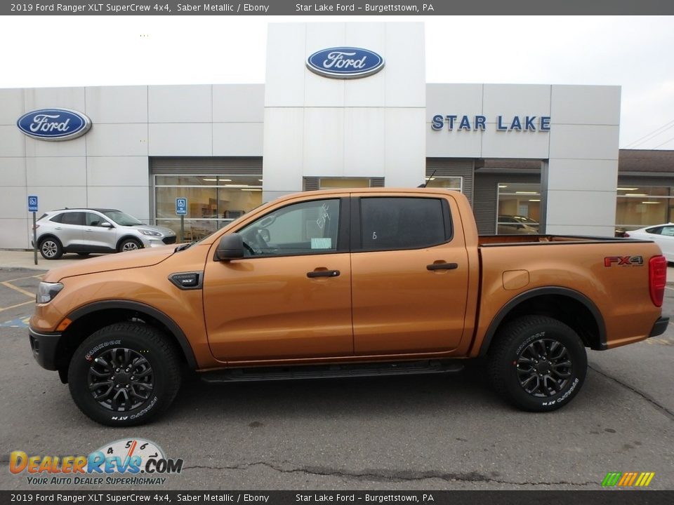 2019 Ford Ranger XLT SuperCrew 4x4 Saber Metallic / Ebony Photo #1