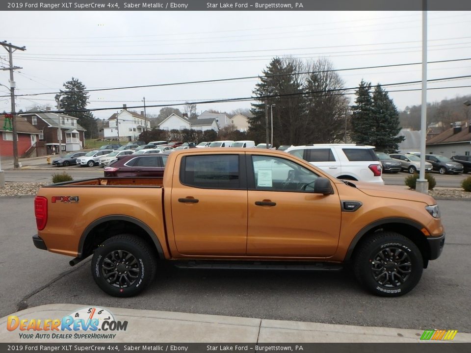 Saber Metallic 2019 Ford Ranger XLT SuperCrew 4x4 Photo #4