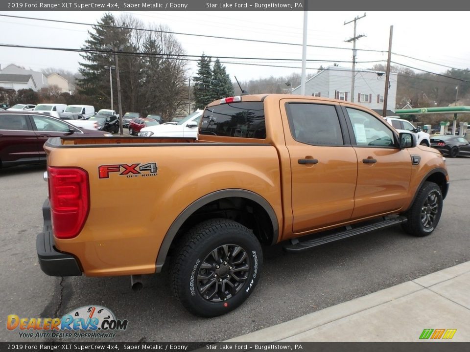 2019 Ford Ranger XLT SuperCrew 4x4 Saber Metallic / Ebony Photo #5