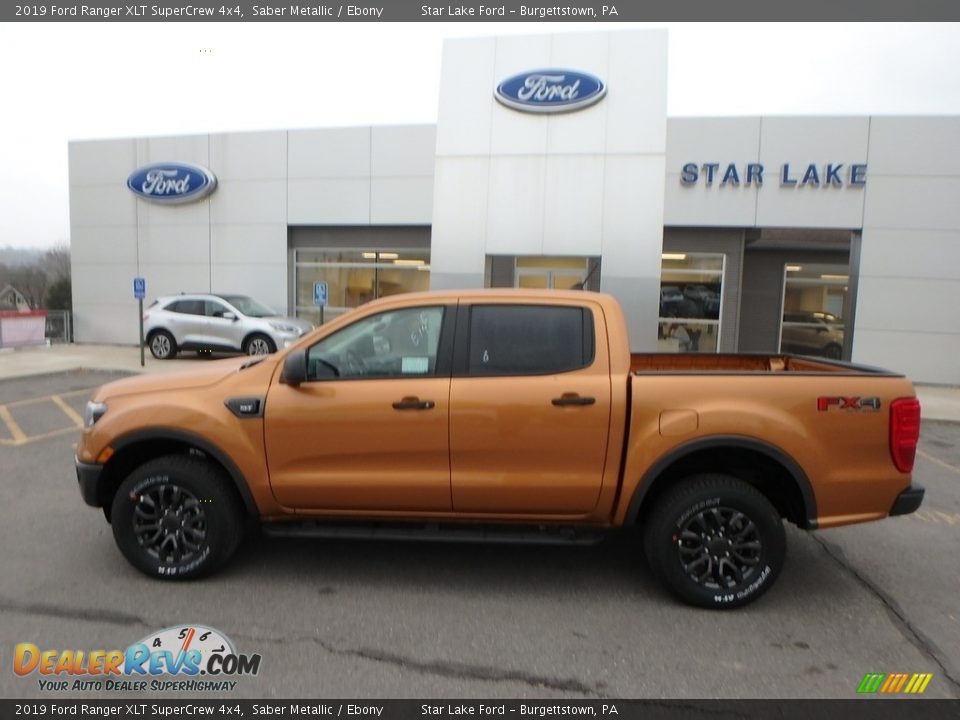 2019 Ford Ranger XLT SuperCrew 4x4 Saber Metallic / Ebony Photo #8