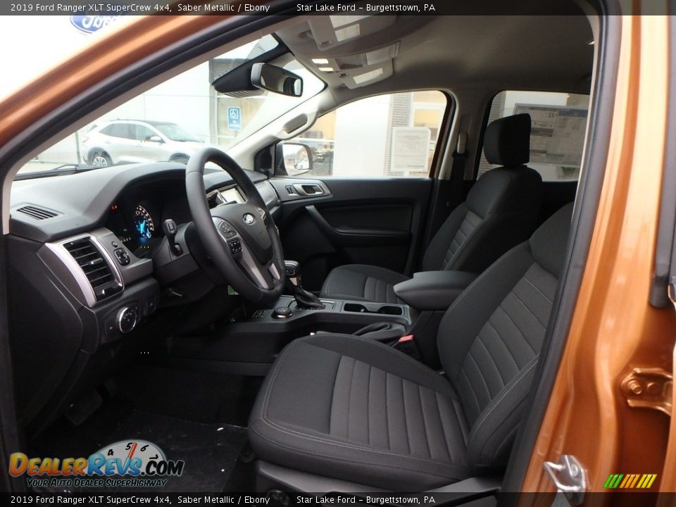 Front Seat of 2019 Ford Ranger XLT SuperCrew 4x4 Photo #12