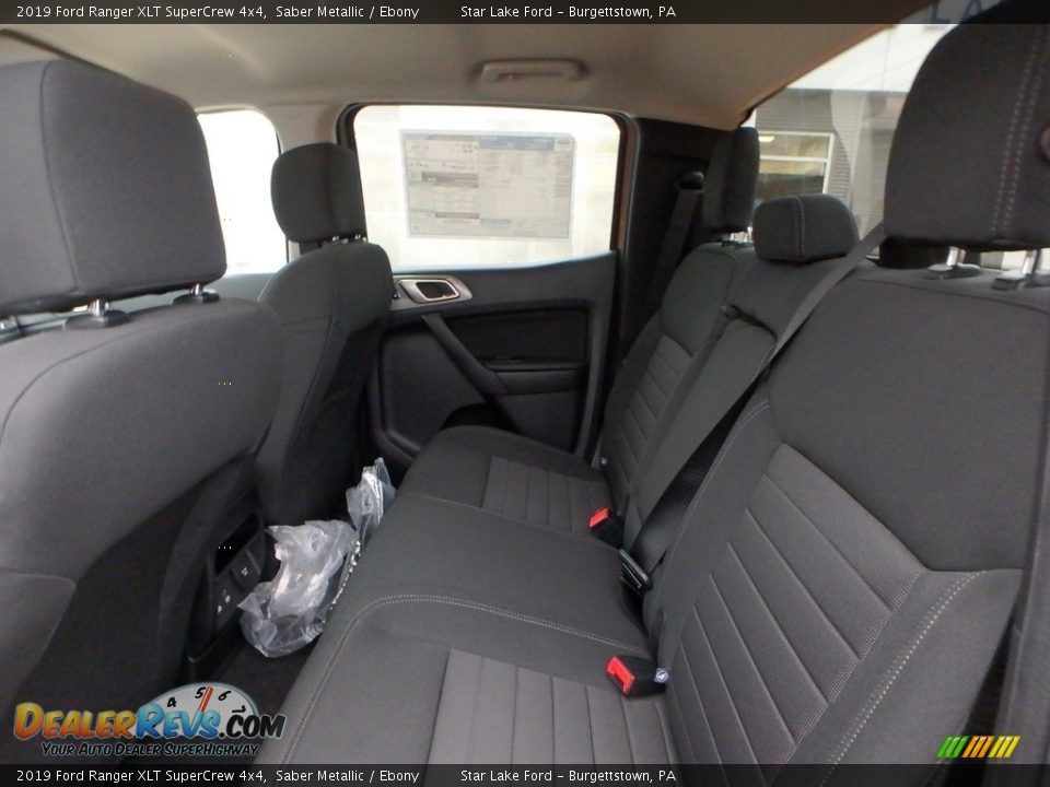 Rear Seat of 2019 Ford Ranger XLT SuperCrew 4x4 Photo #13