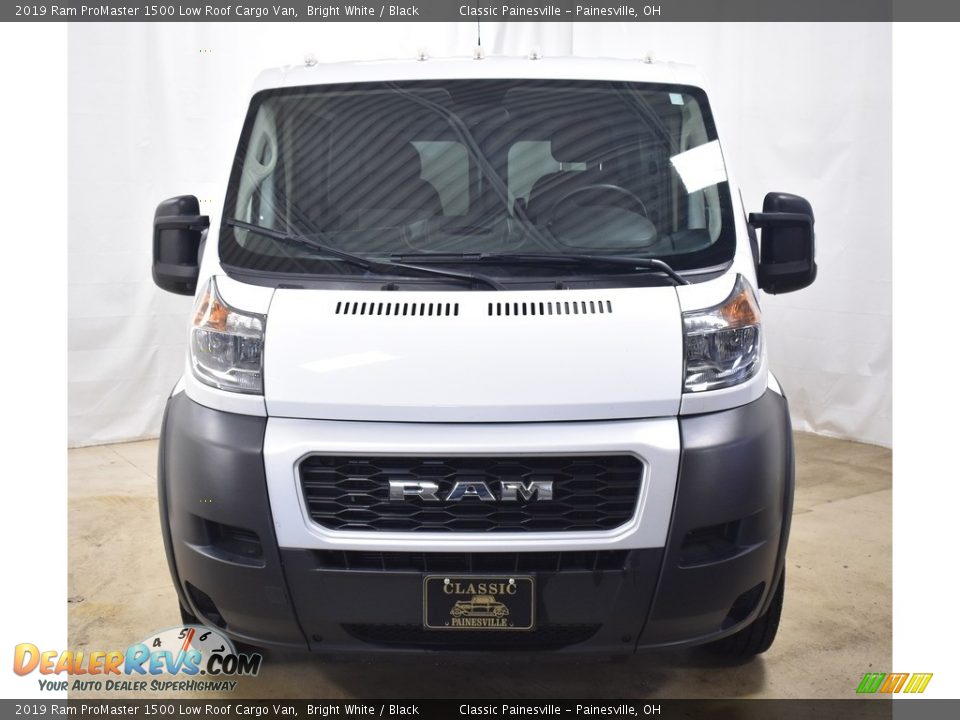 2019 Ram ProMaster 1500 Low Roof Cargo Van Bright White / Black Photo #4