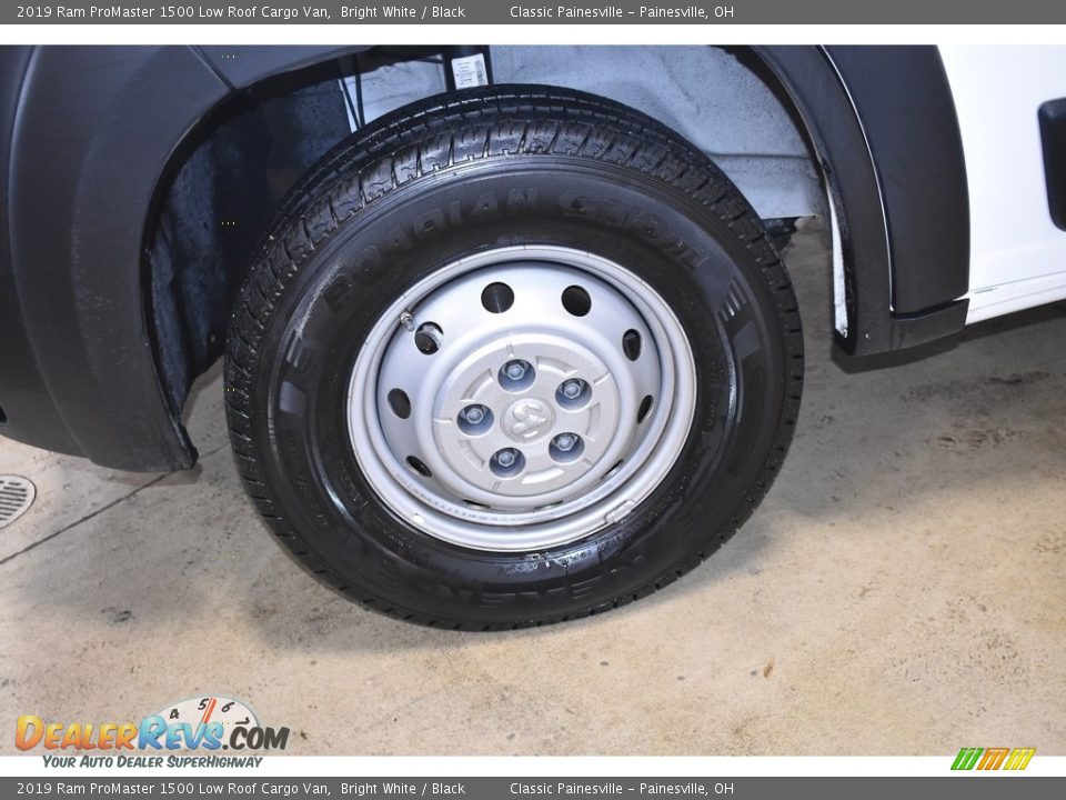 2019 Ram ProMaster 1500 Low Roof Cargo Van Bright White / Black Photo #5