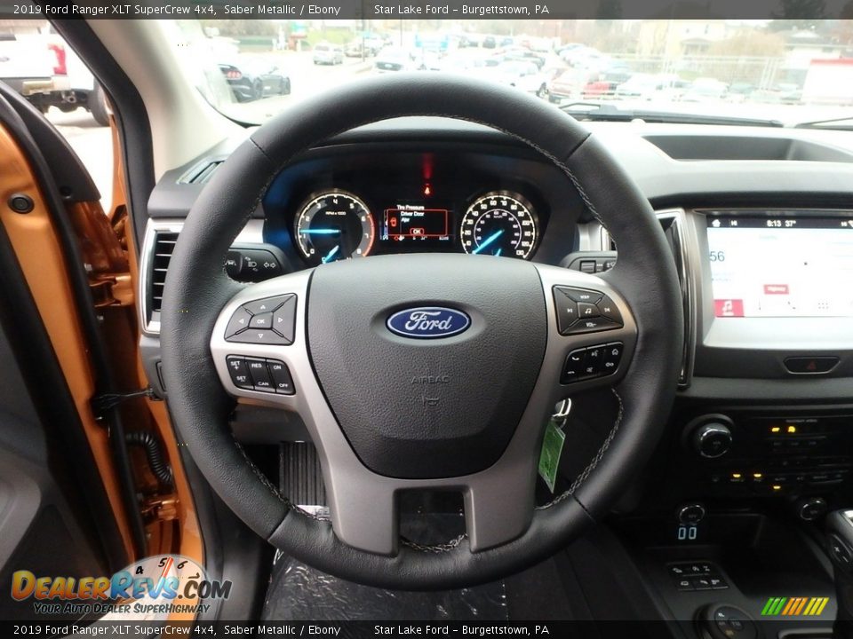 2019 Ford Ranger XLT SuperCrew 4x4 Steering Wheel Photo #16