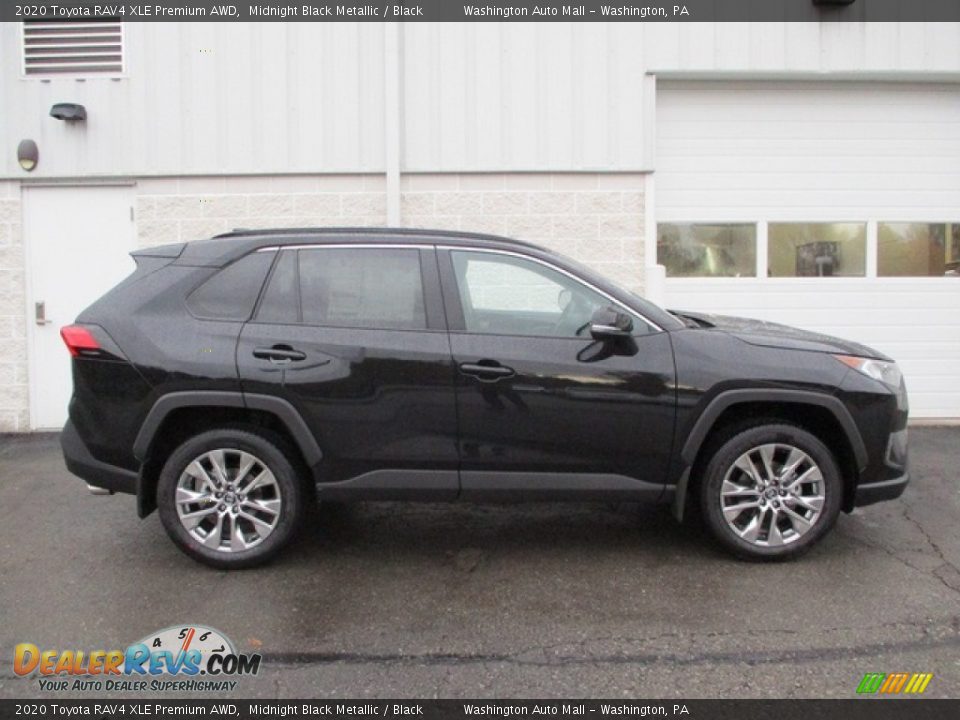 2020 Toyota RAV4 XLE Premium AWD Midnight Black Metallic / Black Photo #2