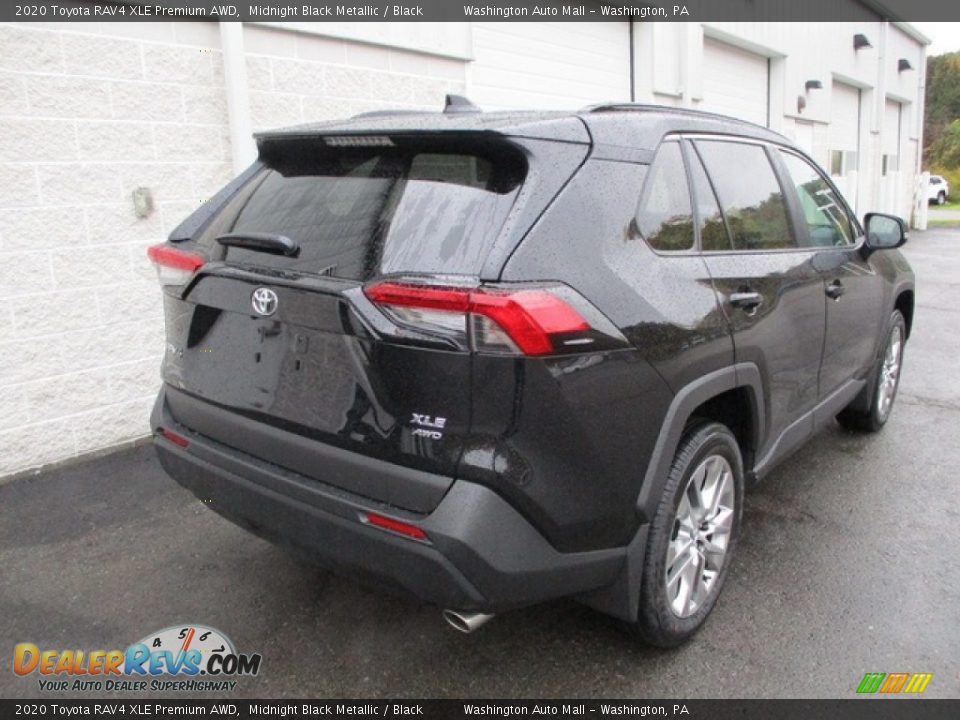 2020 Toyota RAV4 XLE Premium AWD Midnight Black Metallic / Black Photo #3