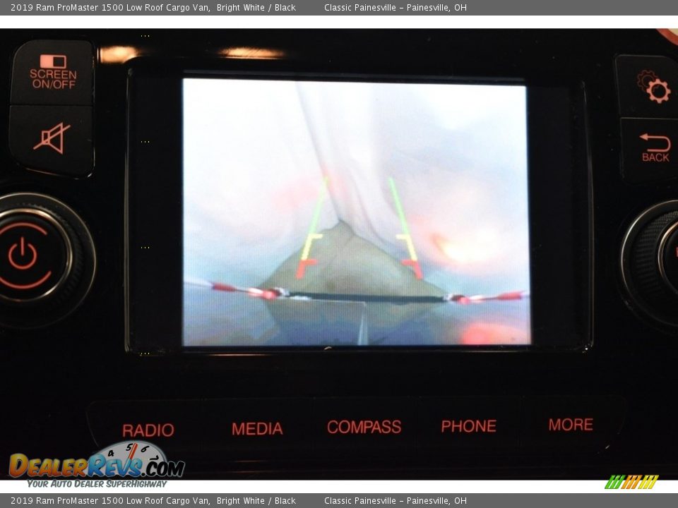 2019 Ram ProMaster 1500 Low Roof Cargo Van Bright White / Black Photo #13