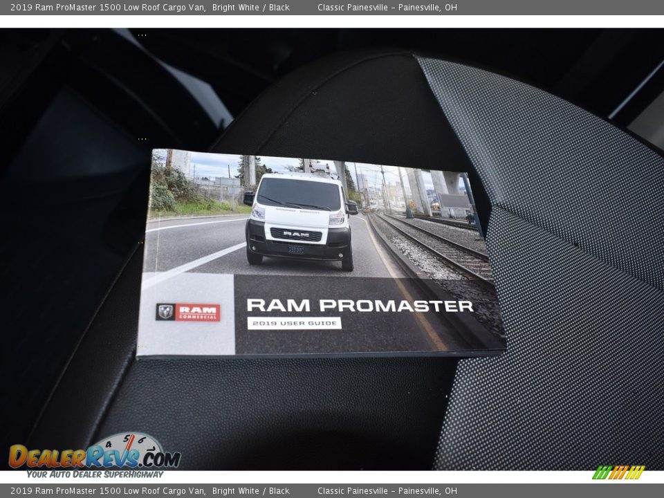 2019 Ram ProMaster 1500 Low Roof Cargo Van Bright White / Black Photo #15
